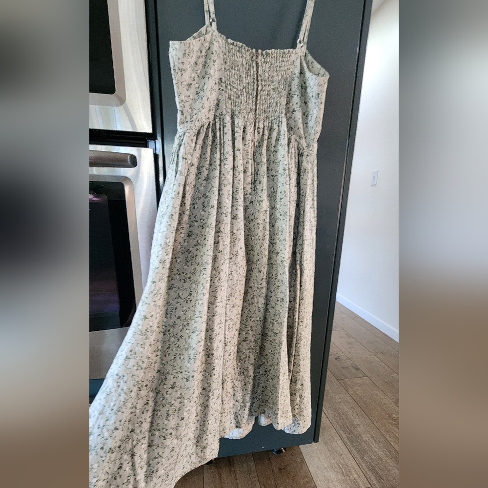 Reformation Light Blue Floral Midi Dress - Picture 5 of 8